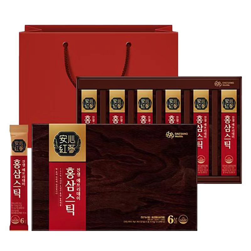 Wellife韩国红参液日常装 人参浓缩饮品 10mg*30包 *1盒